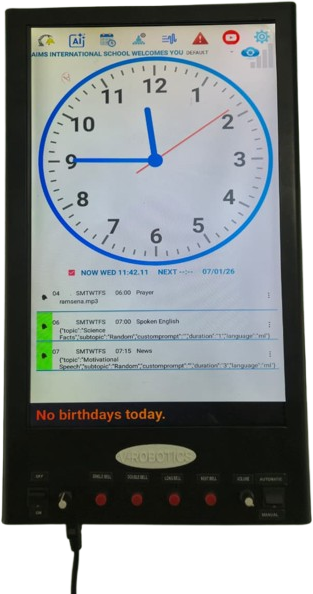 Robotic Bell Ultimate Wallmount - Premium AI Cloud Bell System